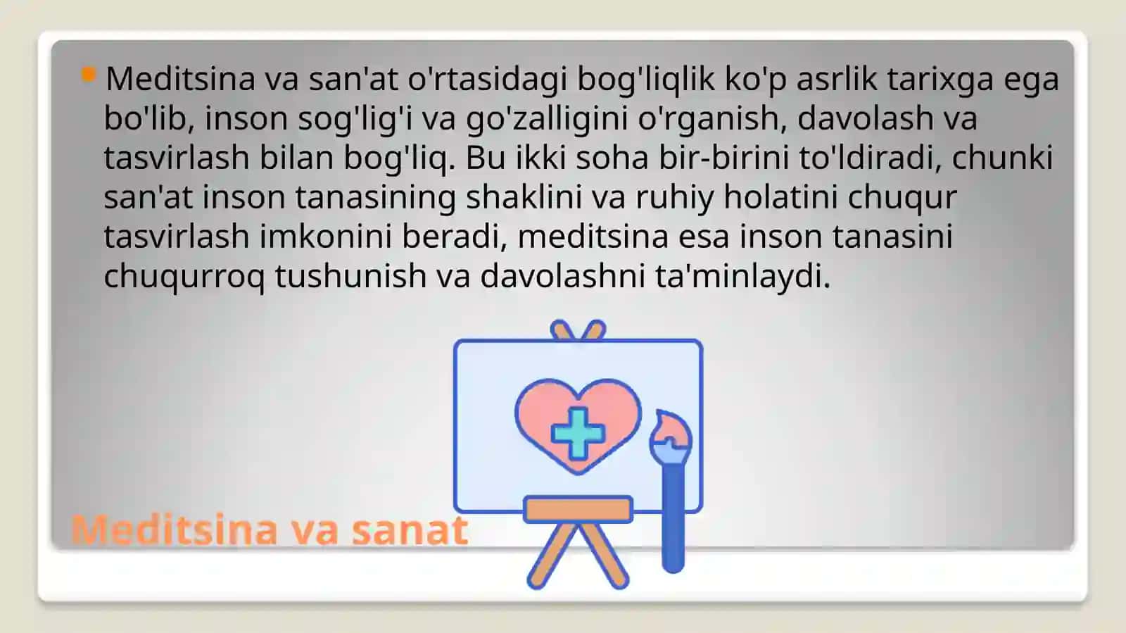 Meditsina va san'at 2