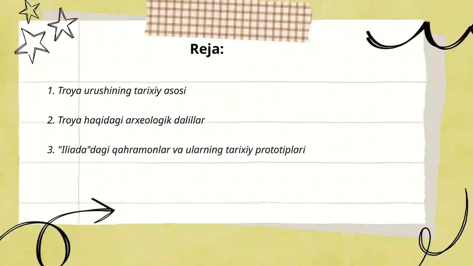 Iliada dostonidan tarixiylik va mifologik elementlari 2