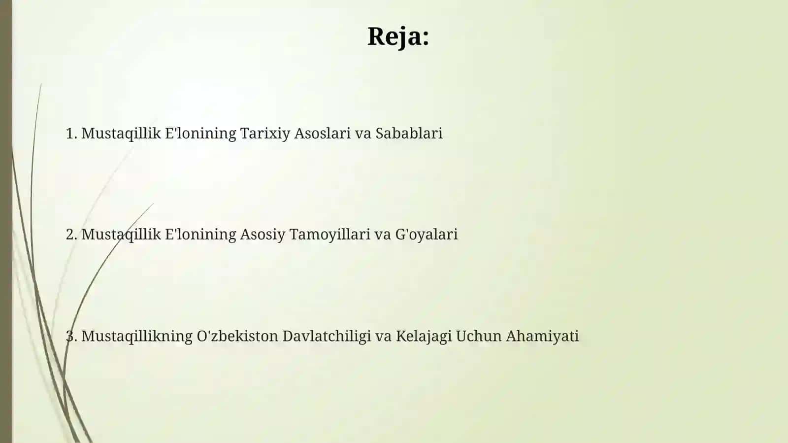 Mustaqillik E'lonining Tarixiy Asoslari va Sabablari 2