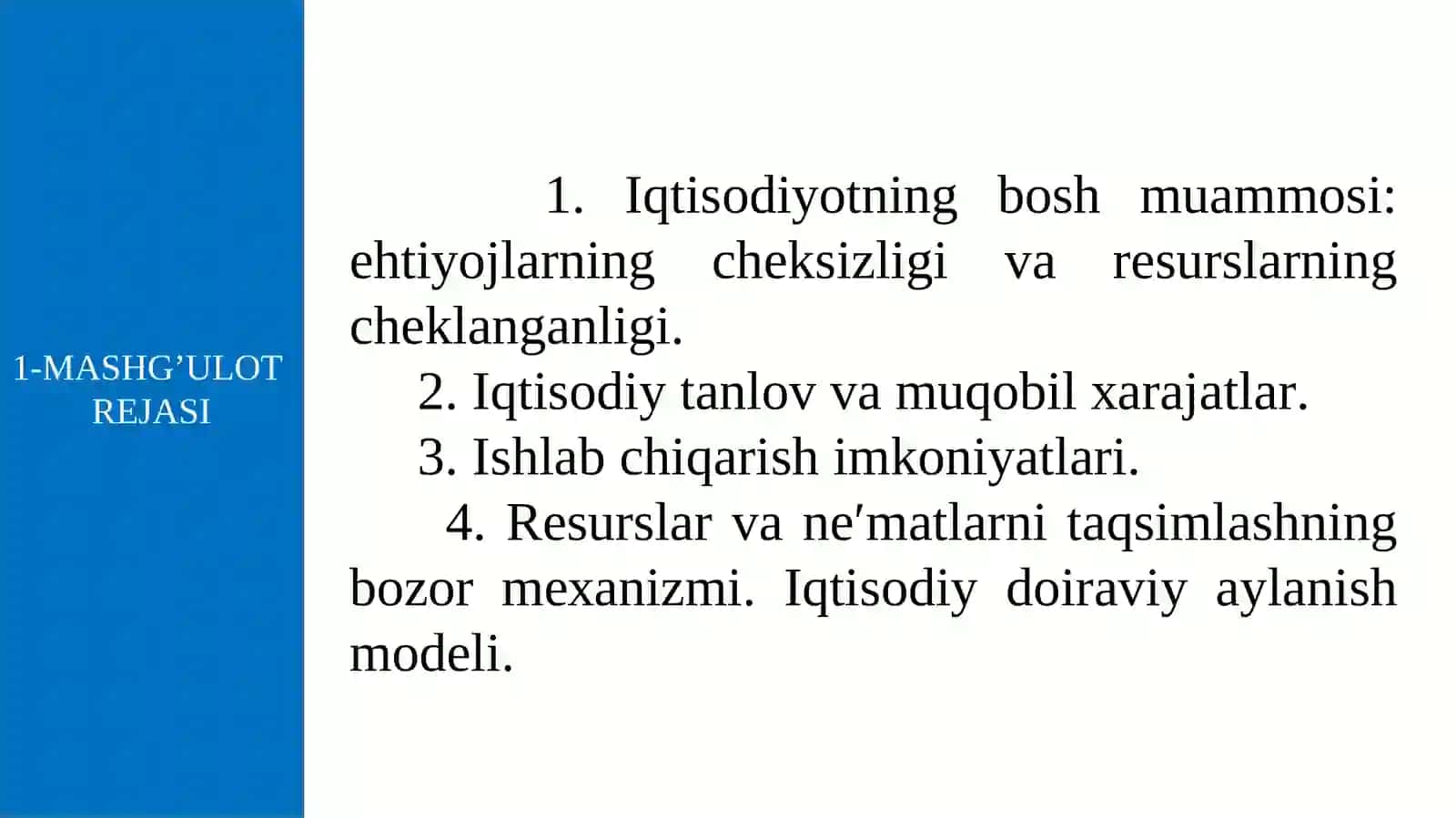 Mikroiqtisodiyotfani 2