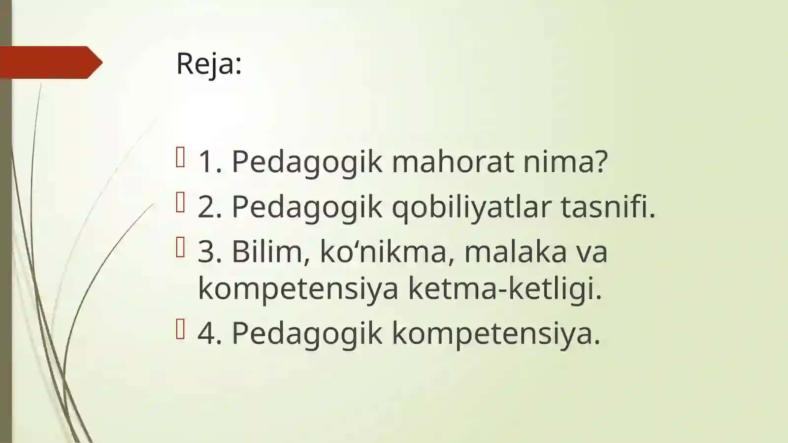 Pedagogik mahorat 2