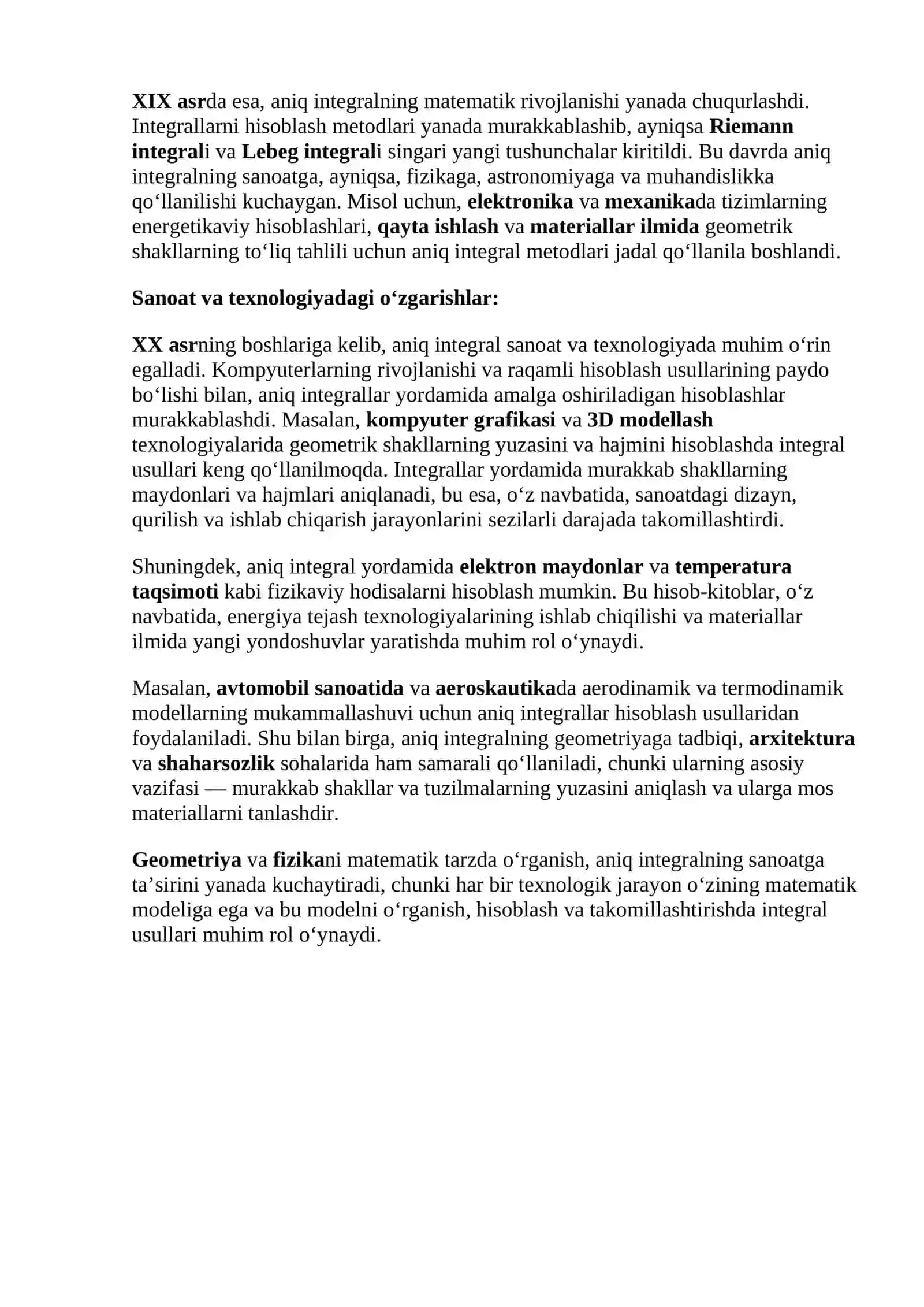Aniq integral 2