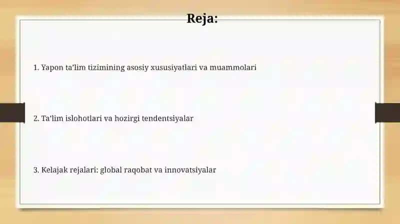 Yaponiya ta'lim tizimi 2
