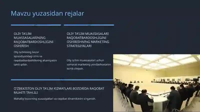 Oliy ta'limda raqobat strategiyasi 2
