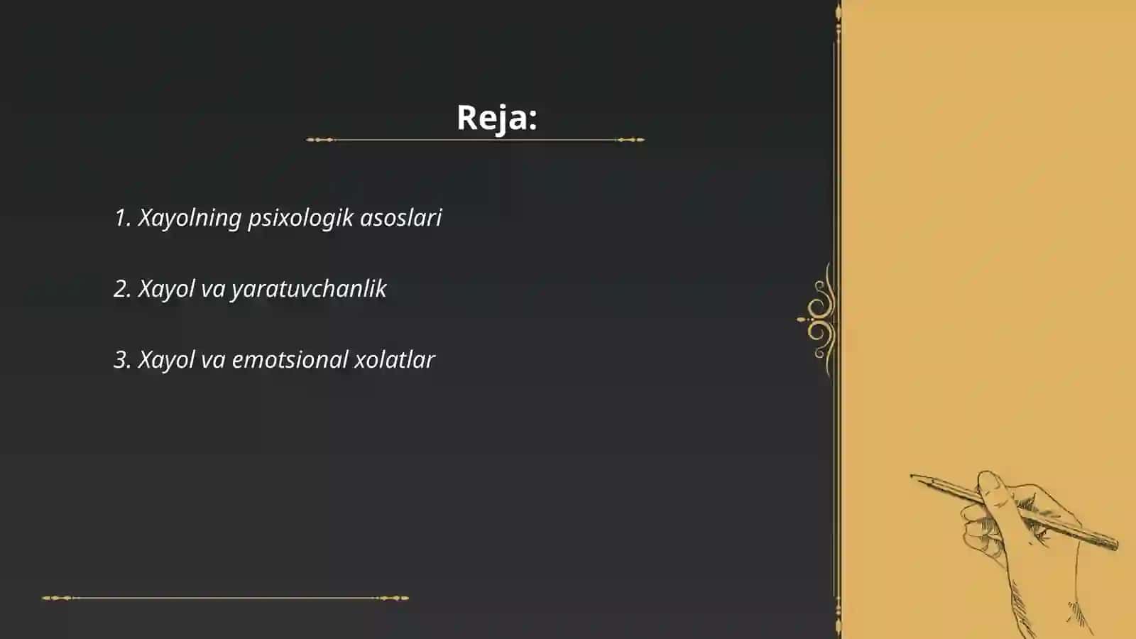 Psixologiyada Xayol 2