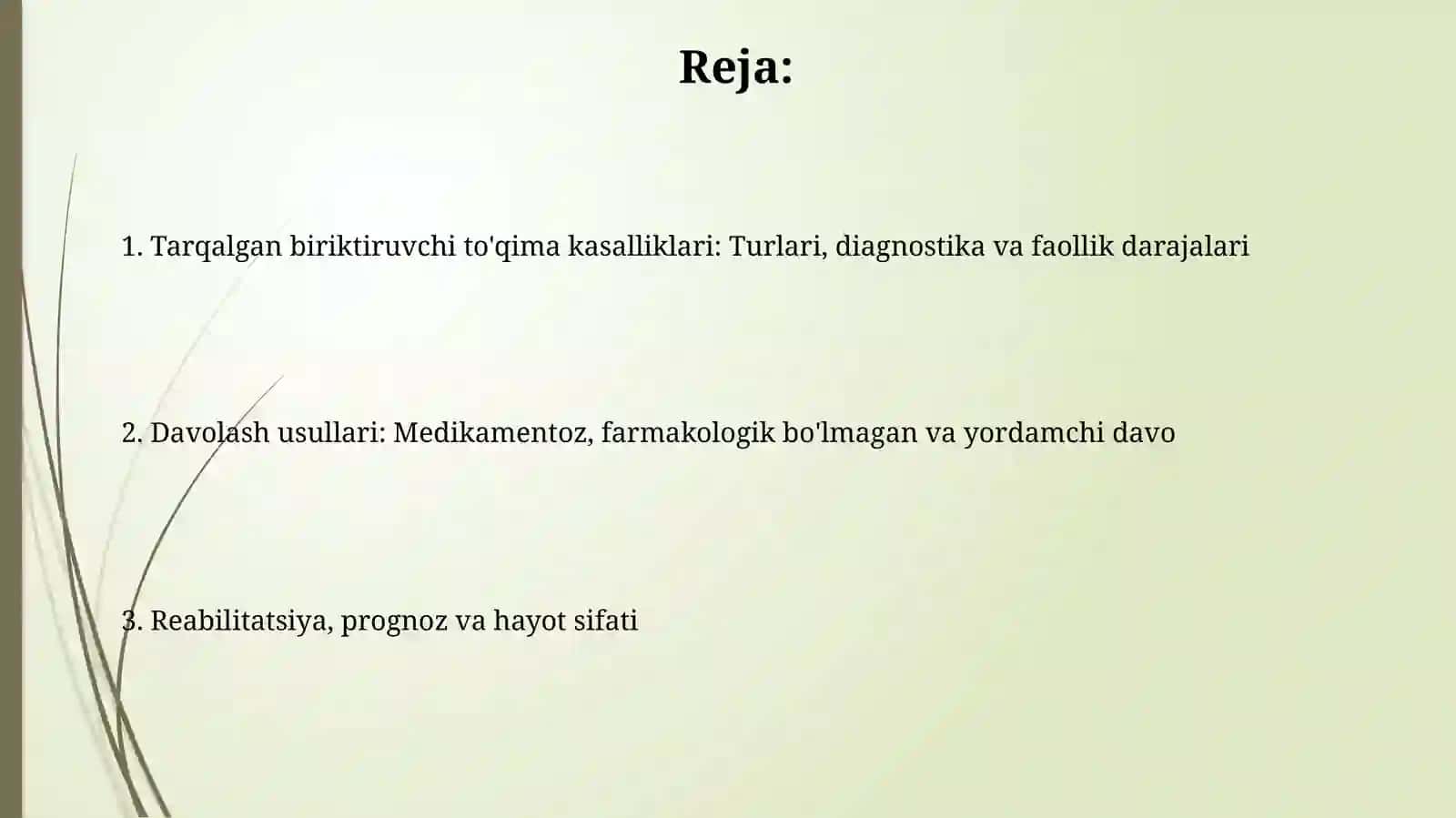 Ichki kasalliklar propedivtikasi 2