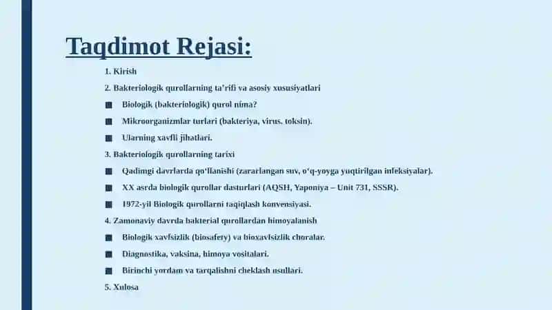 Bakteriologik qurollar 2