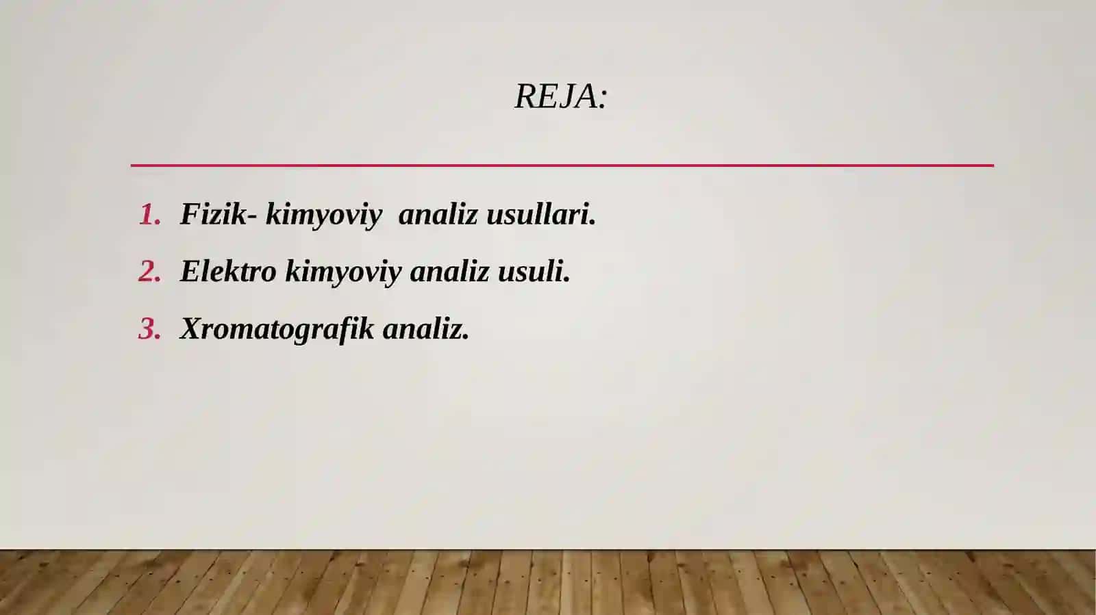 Miqdoriy analiz,uning metodlari,ularning tavsifi 2