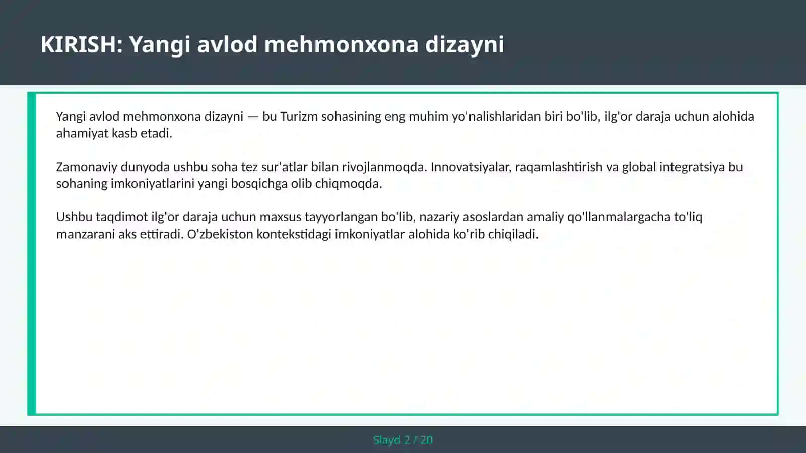 Yangi avlod mehmonxona dizayni 2