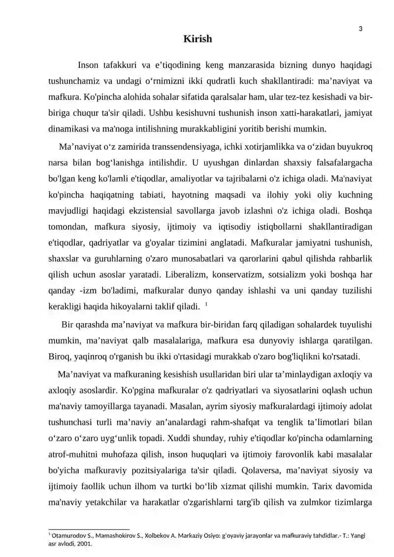 Ma‘naviyat va mafkura 2