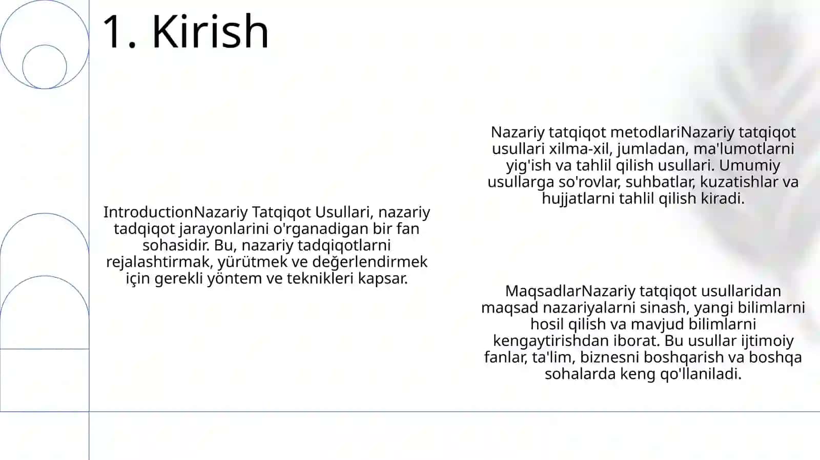 Nazariy Tatqiqot Usullari 2