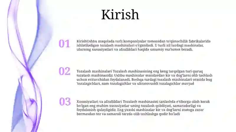 Tozalash Mashinalari 2