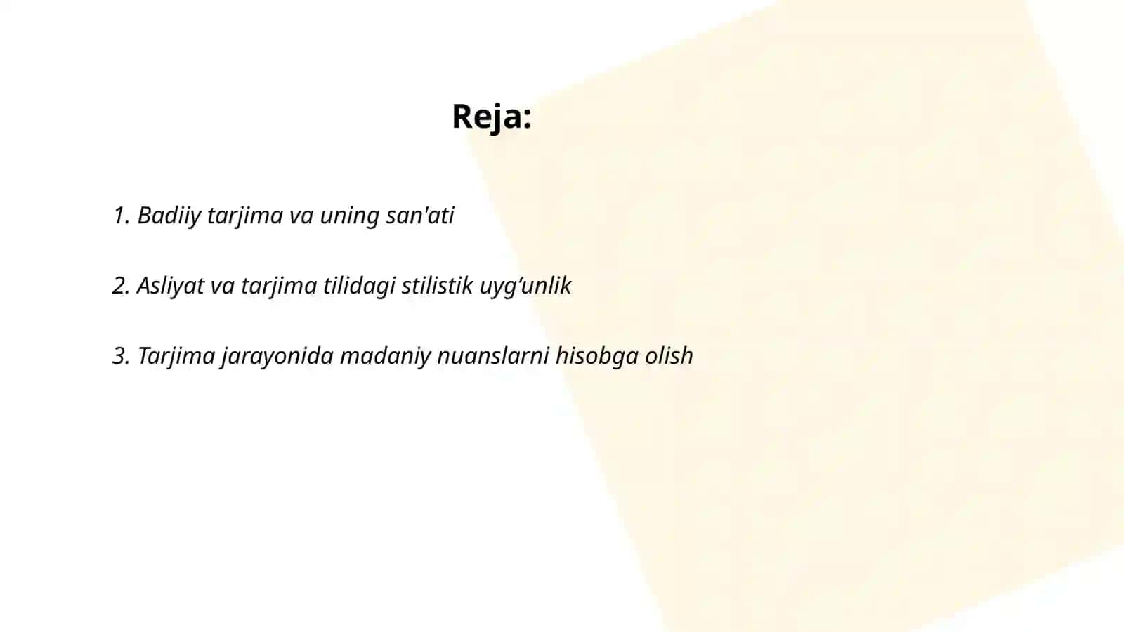 Badiiy tarjima va nutq madaniyati 2