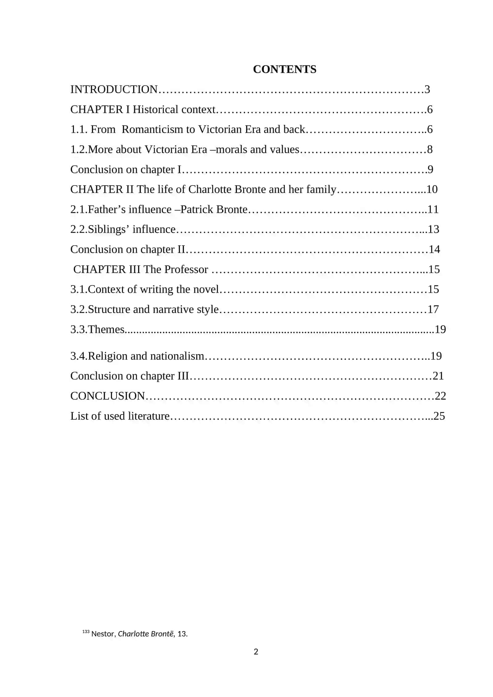 CHARLOTTE BRONTE’S CREATIVE WORKS 2
