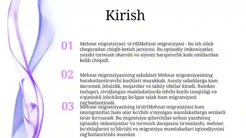 Mehnat Migratsiyasi 2