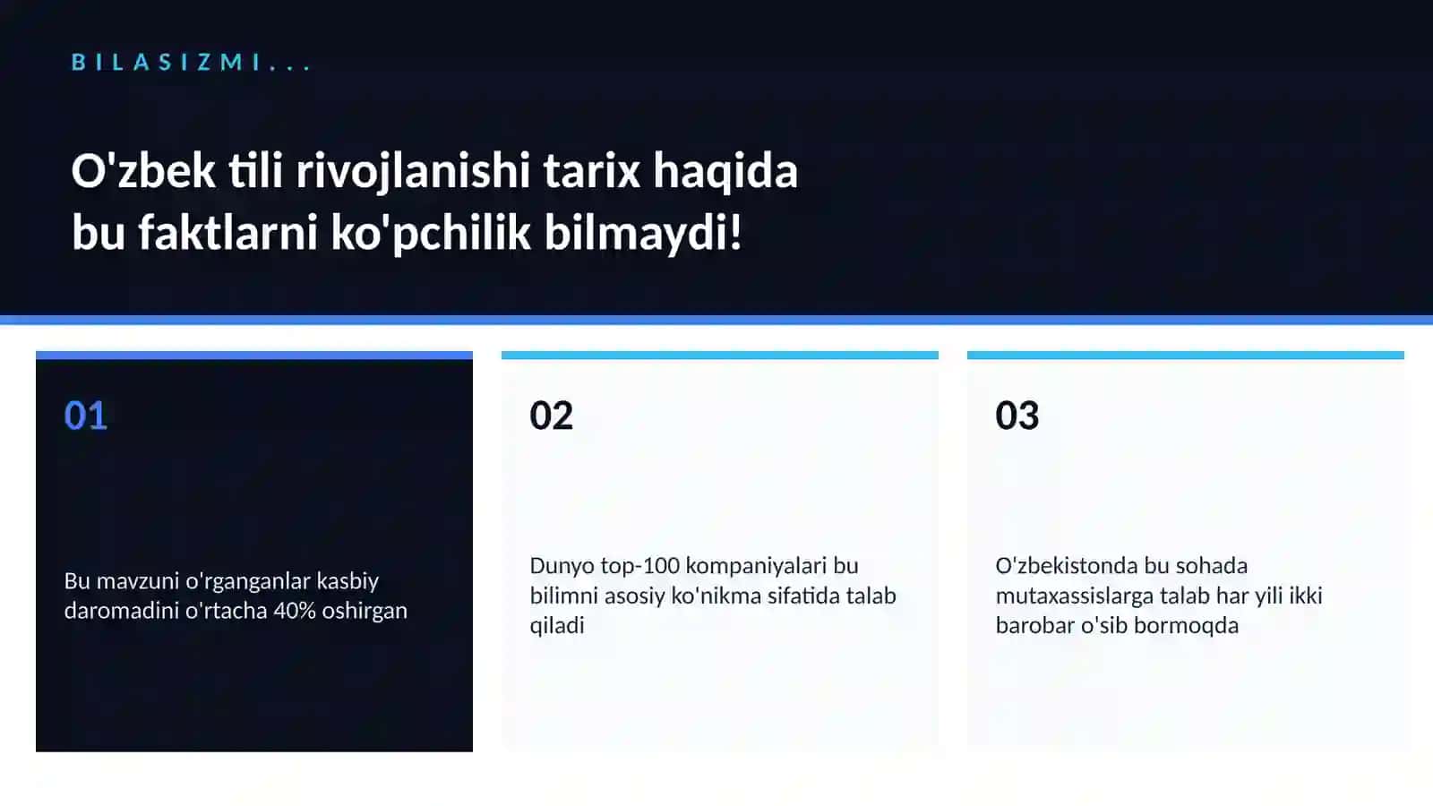 O'zbek tili rivojlanishi tarix 2