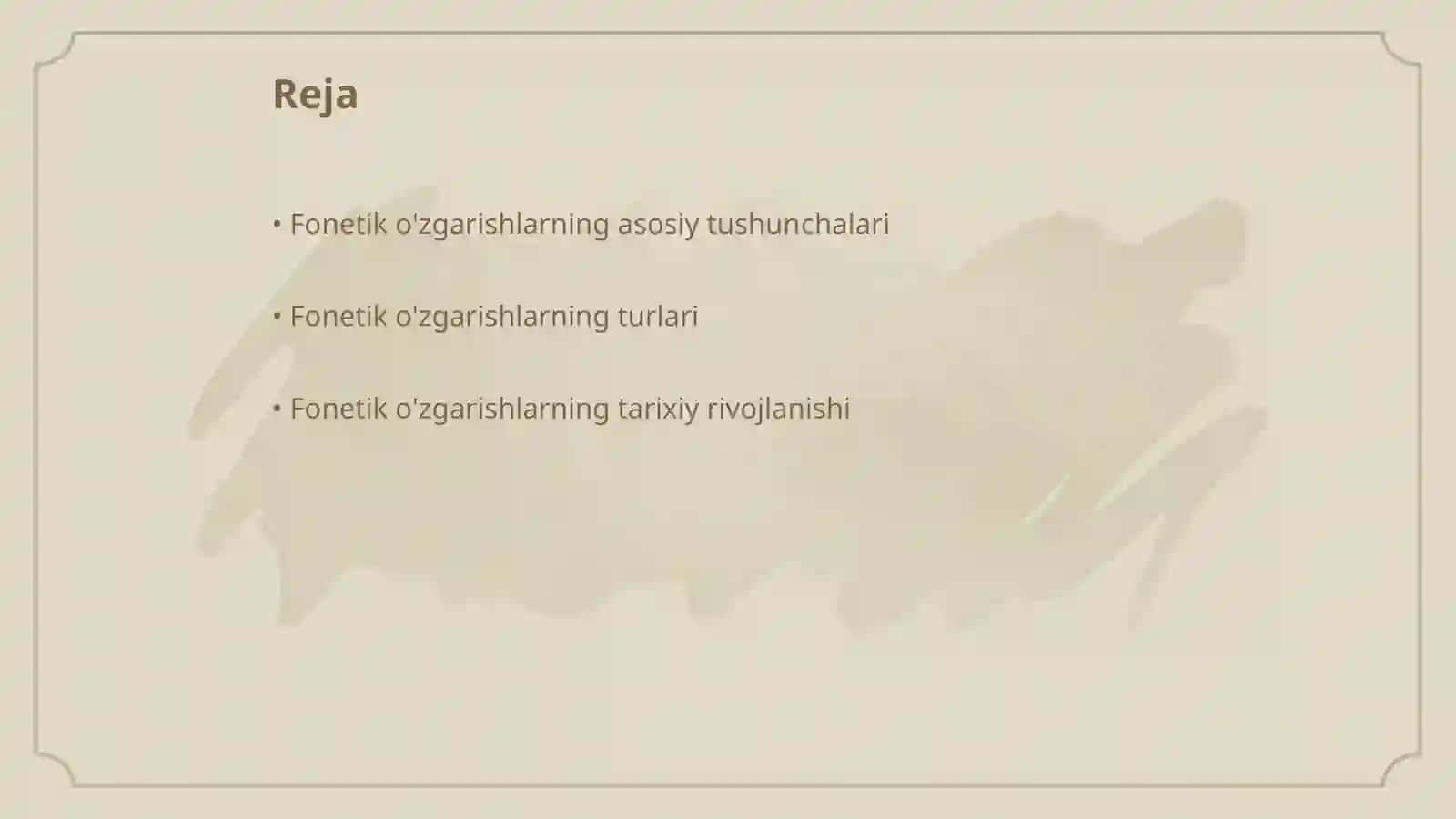 Fonetik o'zgarishlar 2
