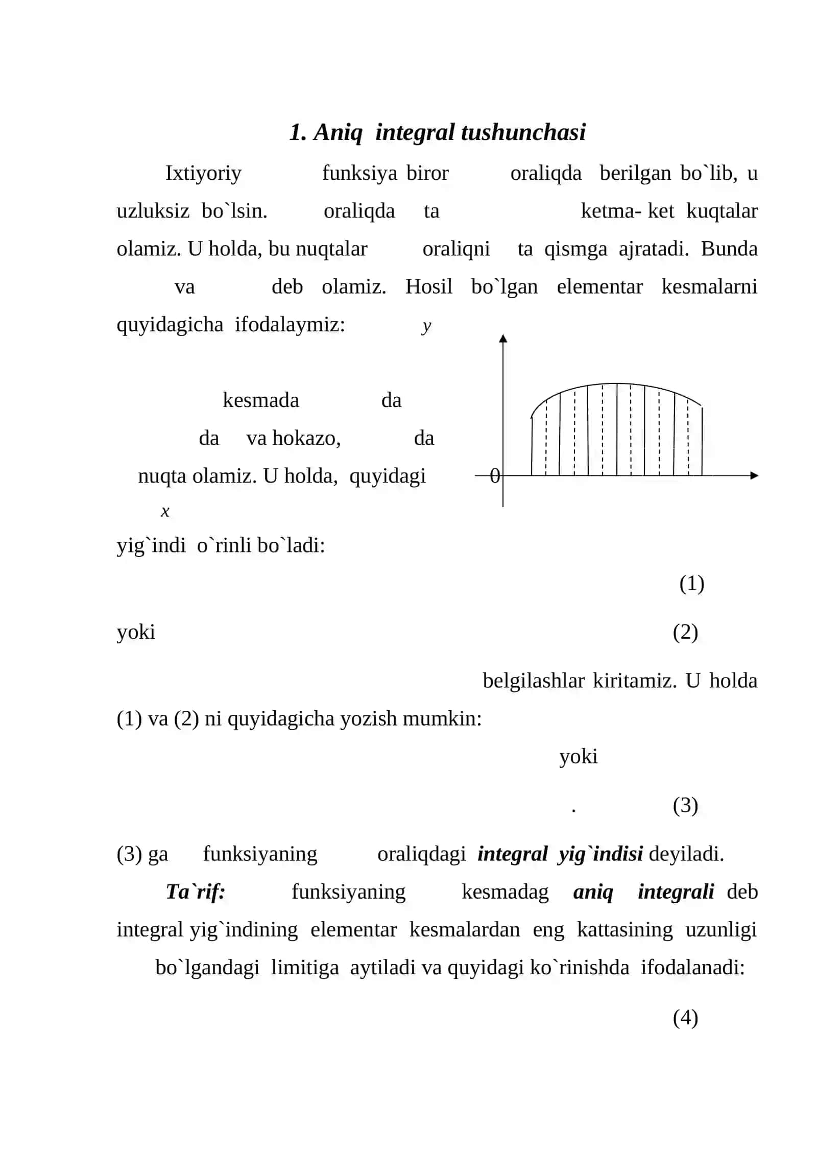Aniq integralni hisoblash 2