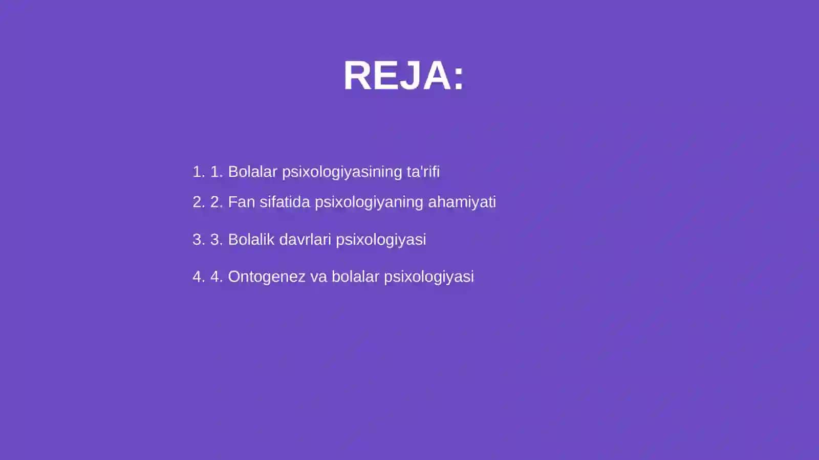 Bolalar psixologiyasi 2