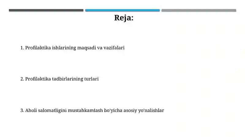 Profilaktika ishlarining maqsadi va vazifalari 2