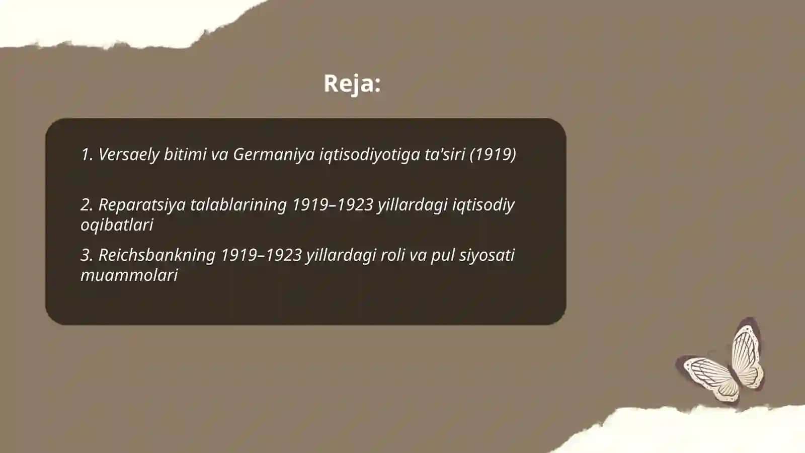 Daues va Yung iqtisodiy dasturlar 2