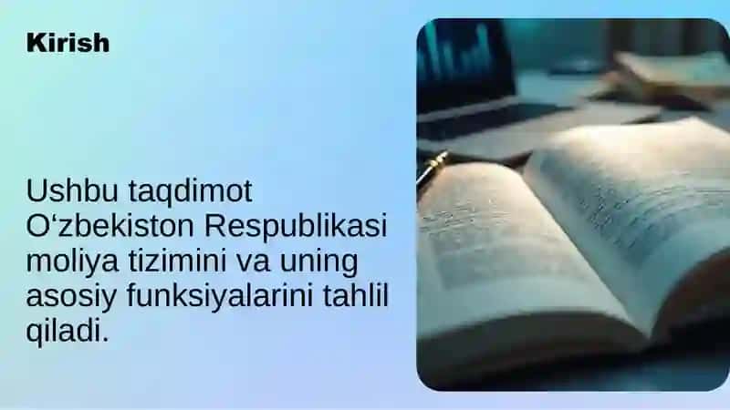 O‘zbekiston Moliya Tizimi 2