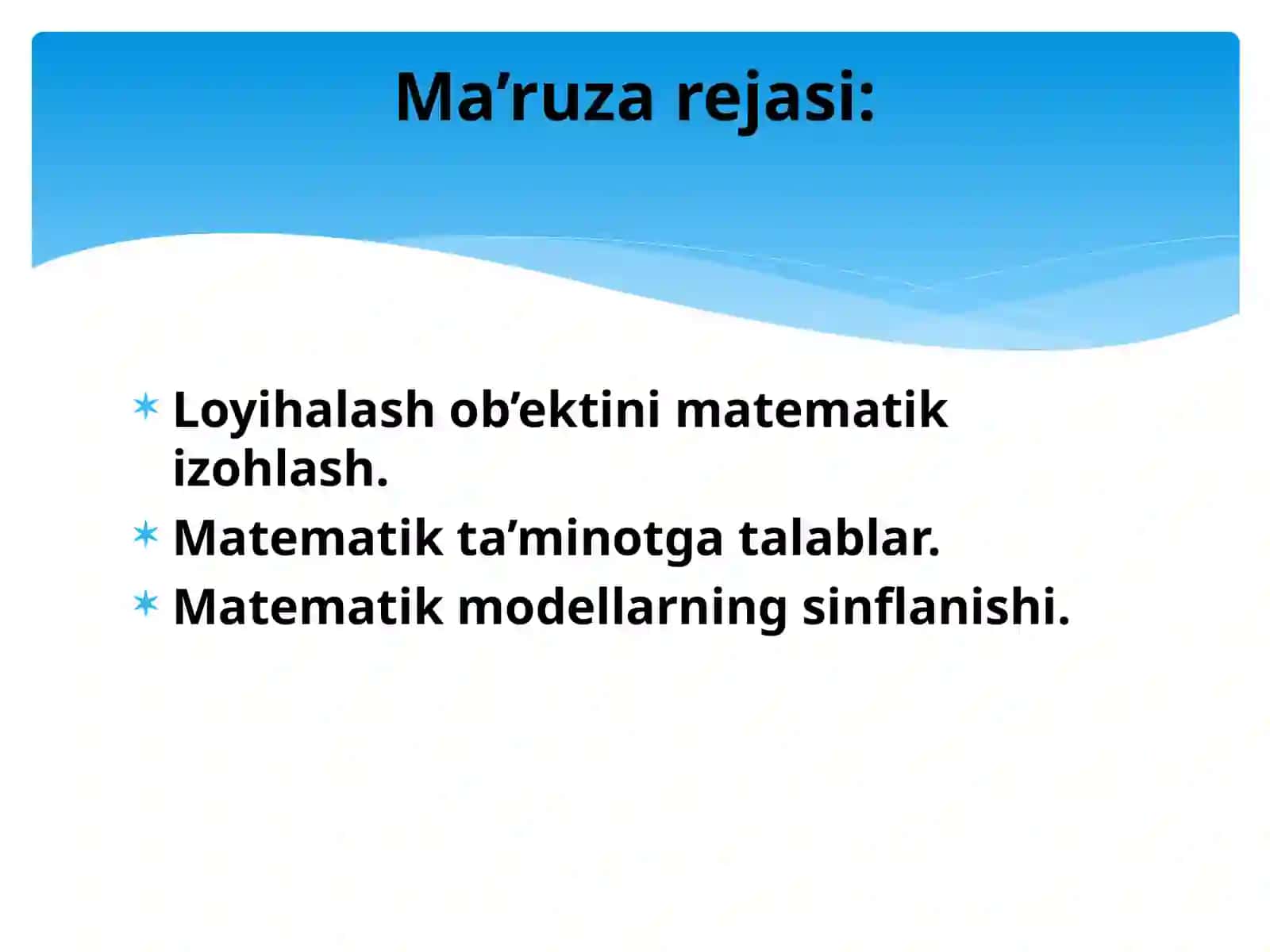 RADIOELEKTRON APPARATLARNILOYIHALASHDA MATEMATIK MODELLAR 2