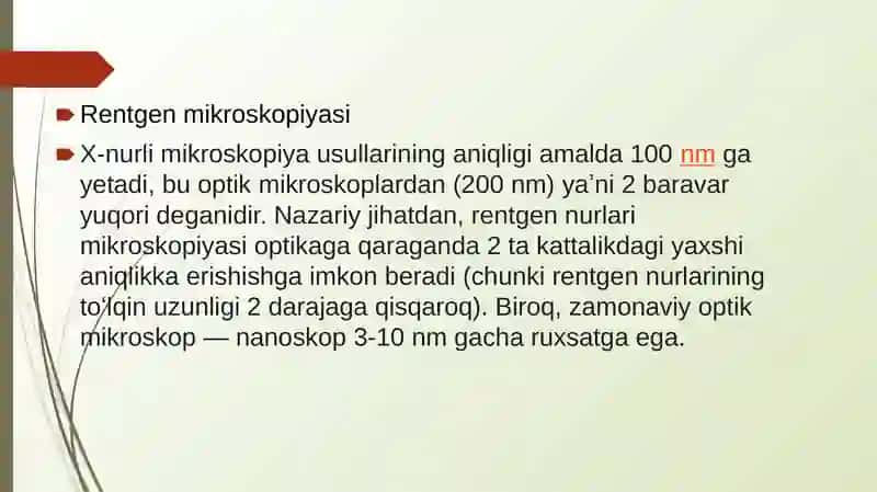 Elektron mekrosikopiya usularining tibbiyotdagi ahamiyati 2