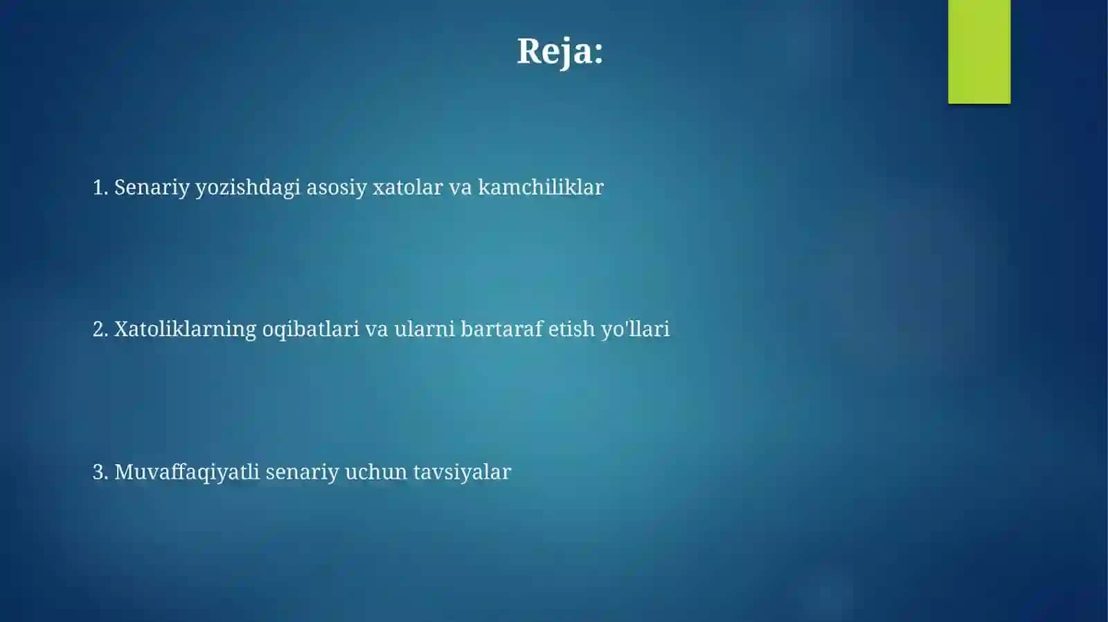 Senary yozishdagi hatovakamchiliklar 2