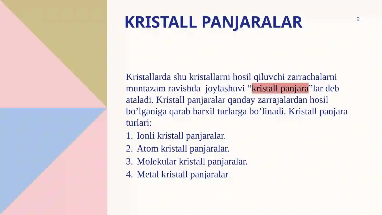 Kristall Panjaraturlari 2