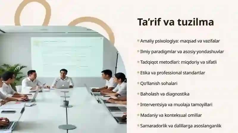 Amaliy psixologiyaning ilmiy asoslari 2