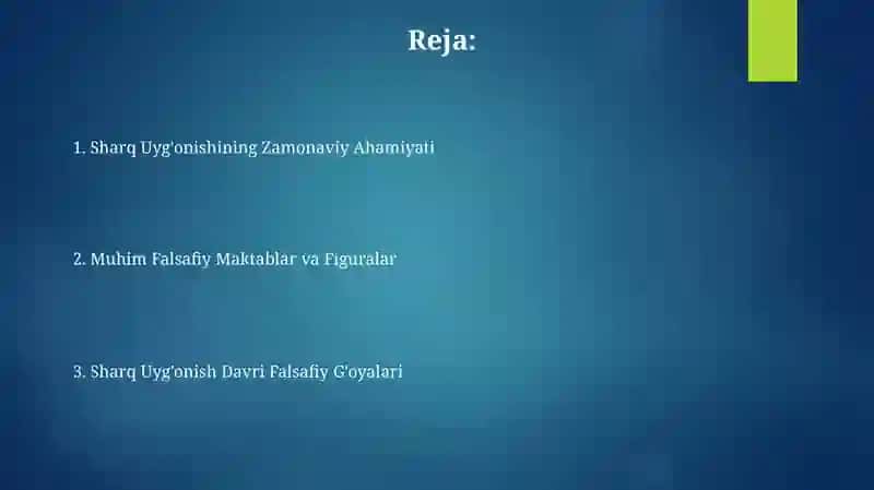 Sharq Uyg‘onish davri falsafasi 2
