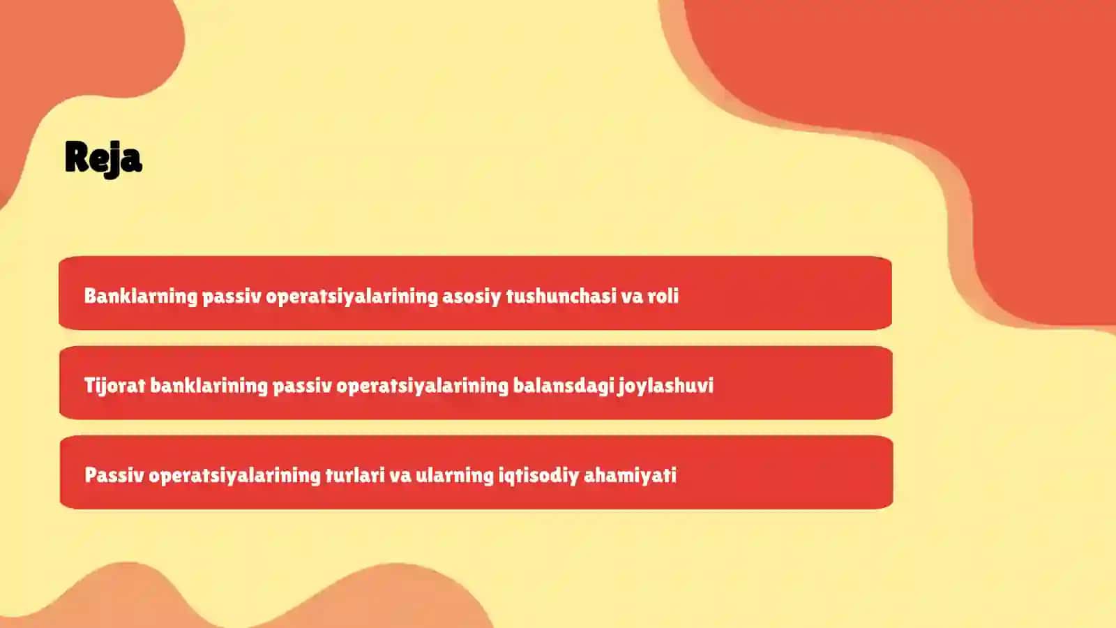 Banklarning passiv operatsiyalari 2