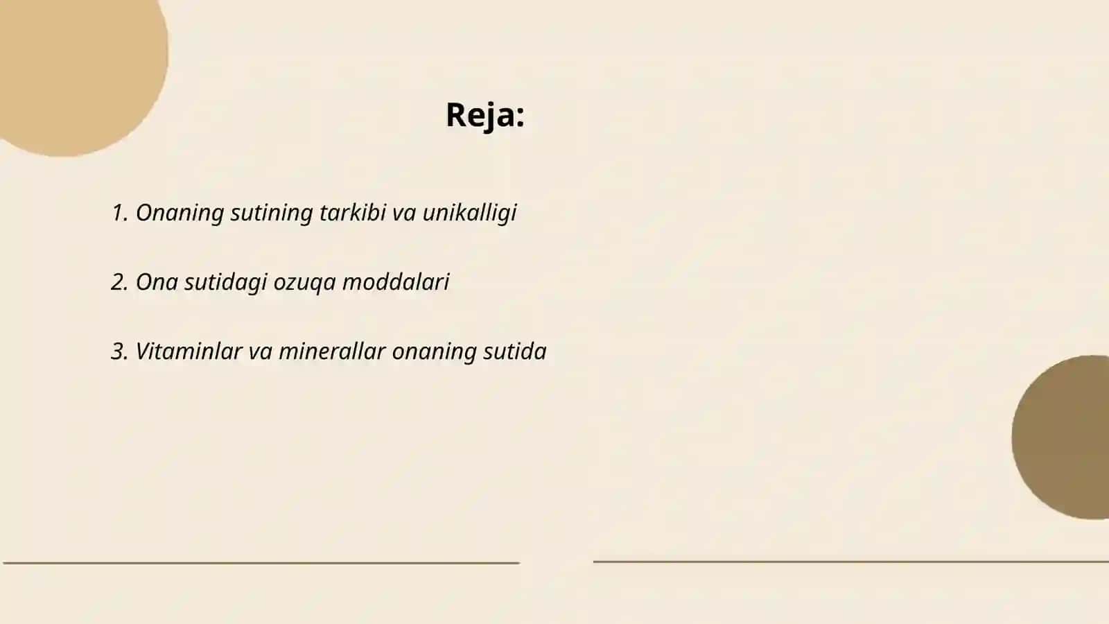 Onaning sutining tarkibi va unikalligi 2