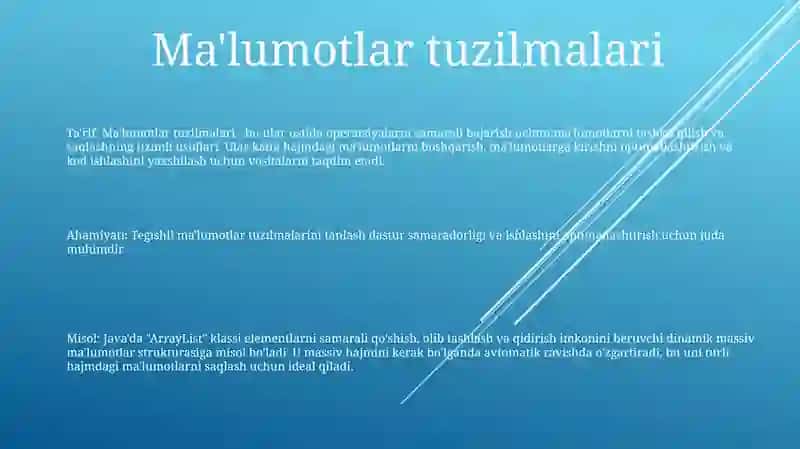 Yarim Ststik Berilganlar Strukturasi 2