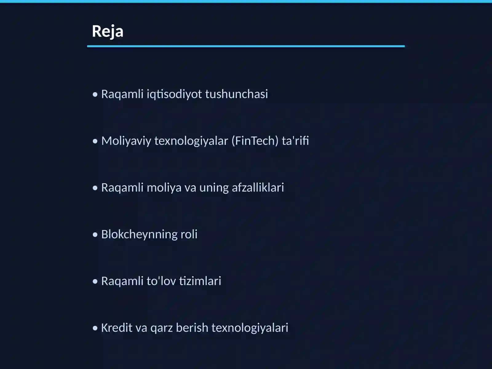 Raqamli iqtisodiyotda moliyaviy texnalogiyalar roʼli 2
