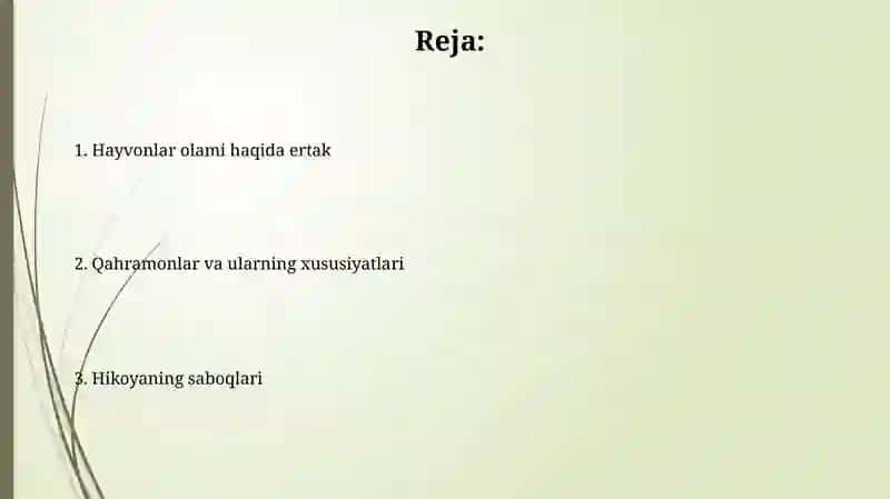 Kirish: Hayvonot olamiga sayohat 2