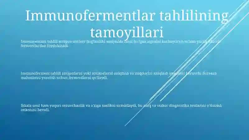 Immunoferment Taxlilini O'Tkazish Usullari 2