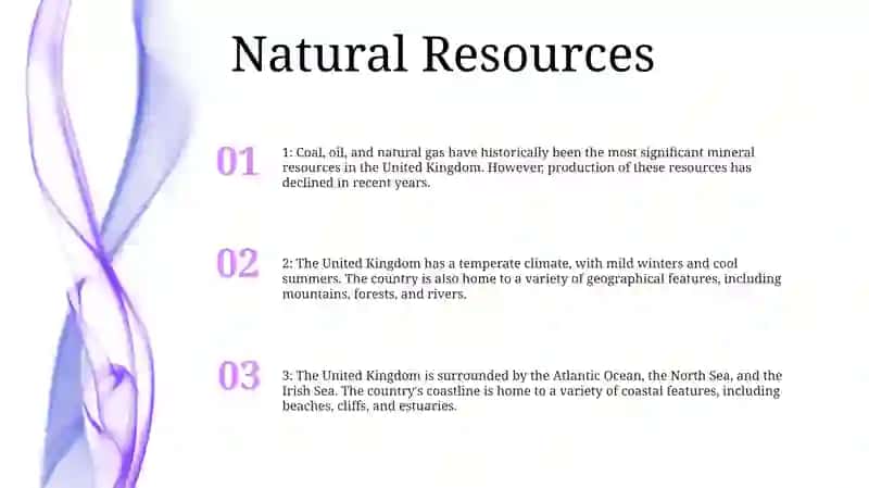 The Natural Resources And Geographical Features Of The United Kingdom 2