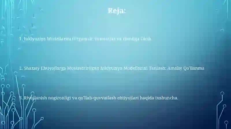 Inklyuziya Modellarini Tanlash 2