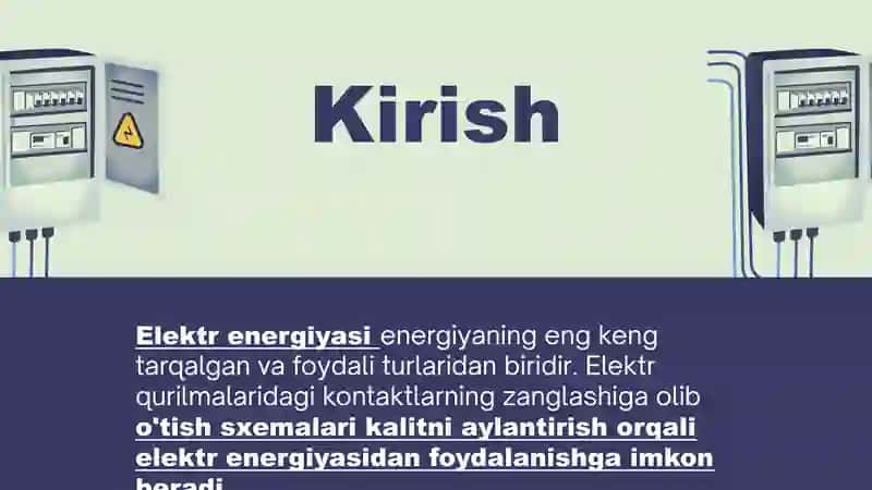 Elektr va zanjirlar 2