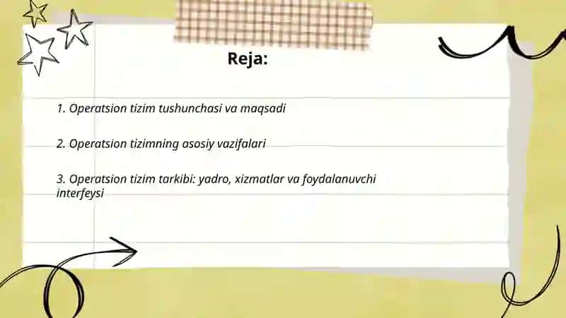 Operatsion tizimlar, ularning turlari 2