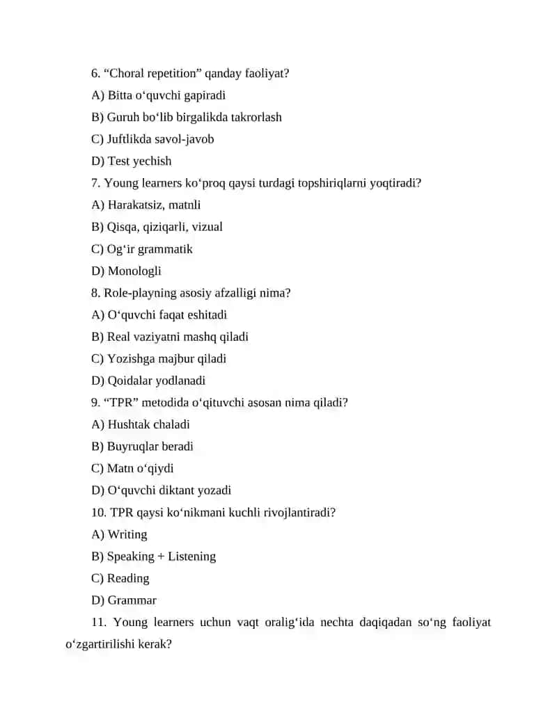 “Teaching Speaking to Young Learners” 2