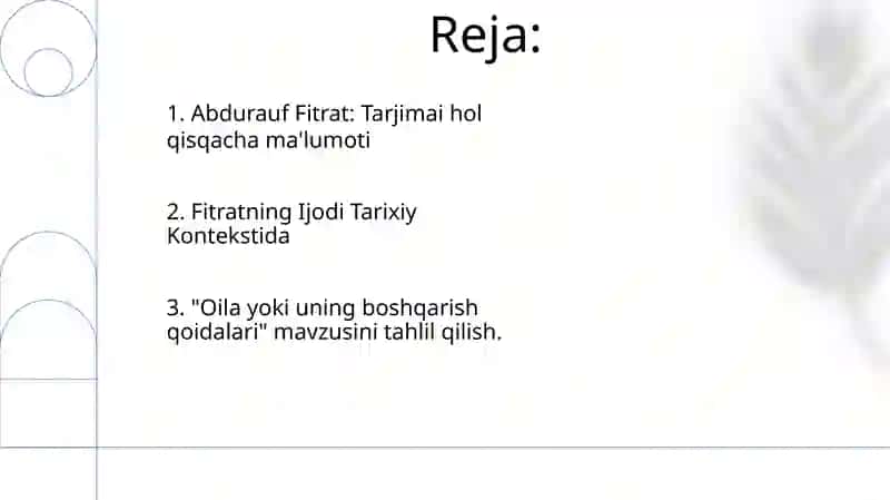 Abdurauf Fitratning «Oila yoki uni bоshqаrish tаrtiblаri» 2