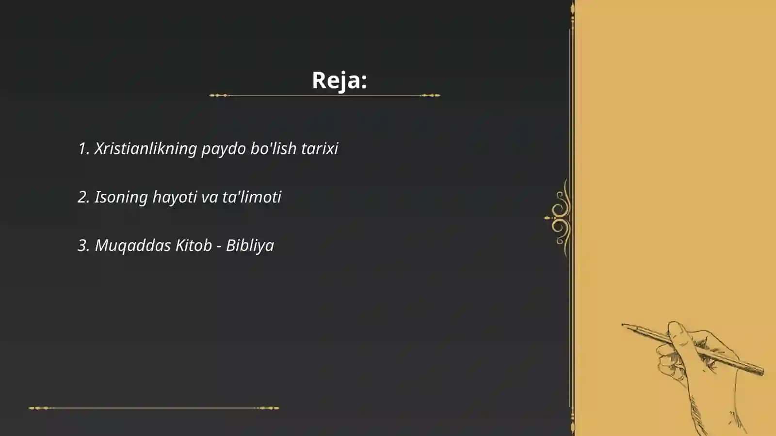 Xristianlik dini va uning asosiy gʻoyalari 2
