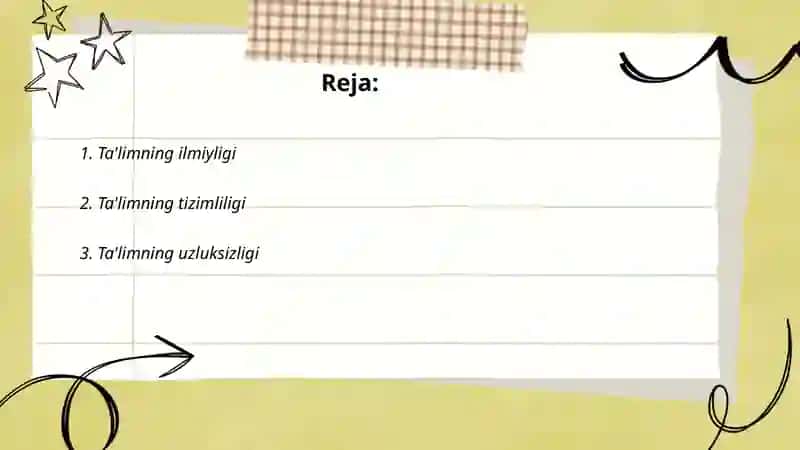 Ta'lim qonuniyatlari 2