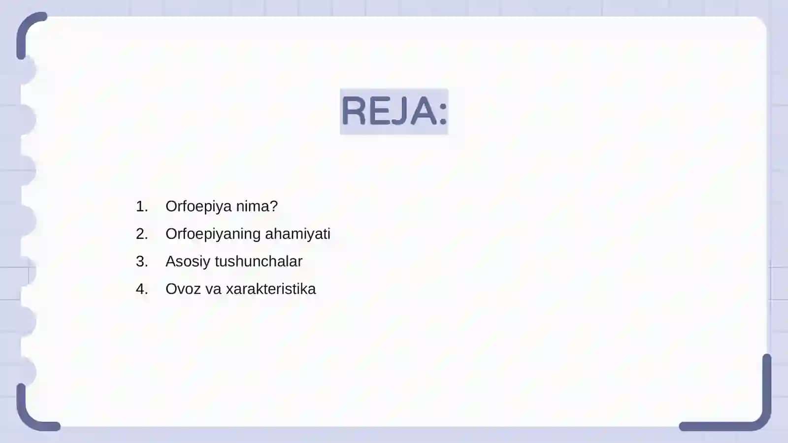 Orfoepiya haqida umumiy ma'lumot 2
