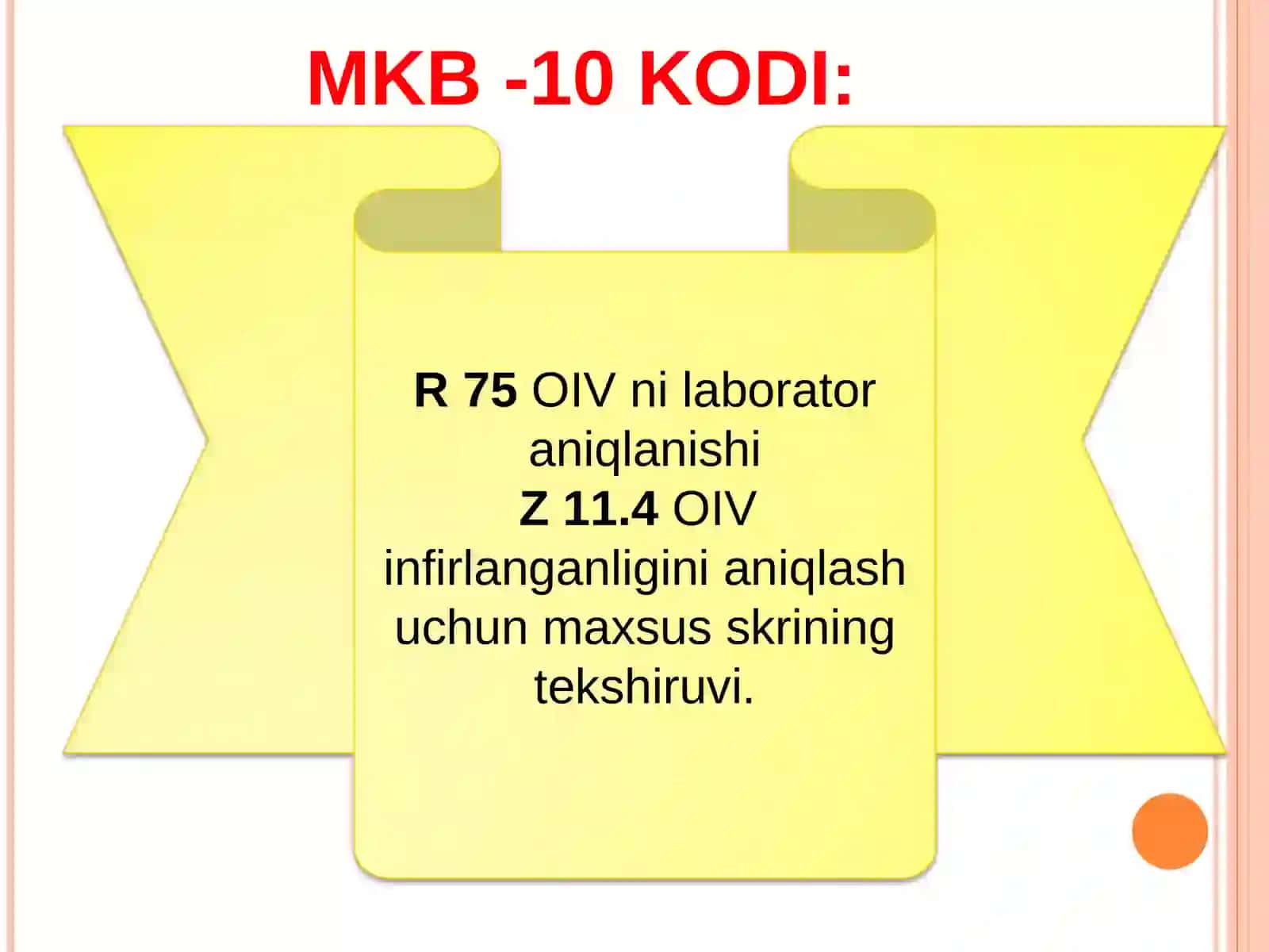 OIV/OITS. Onadan bolaga transmissiyaning oldini olish 2