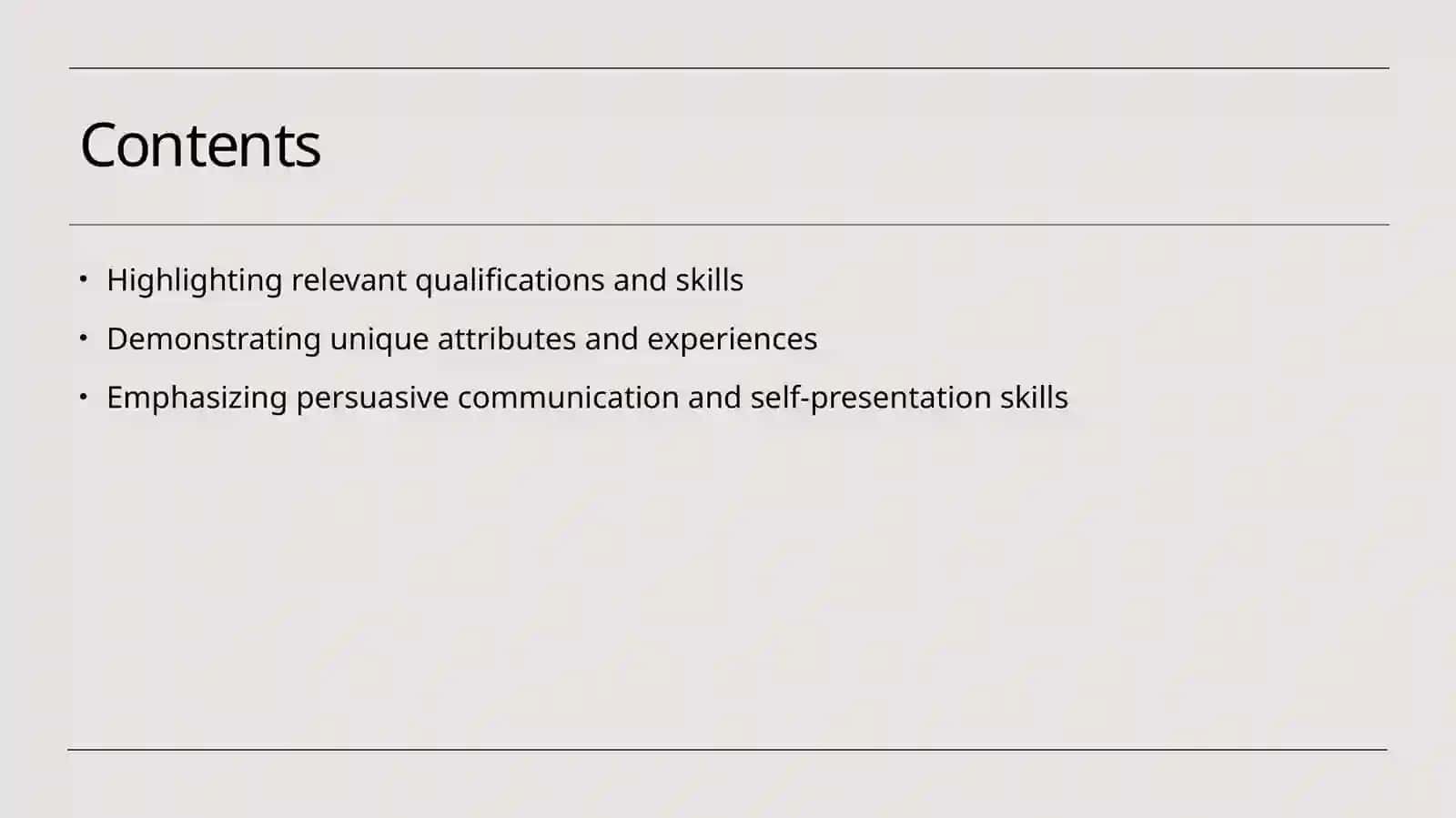 Why Hire Me? 2