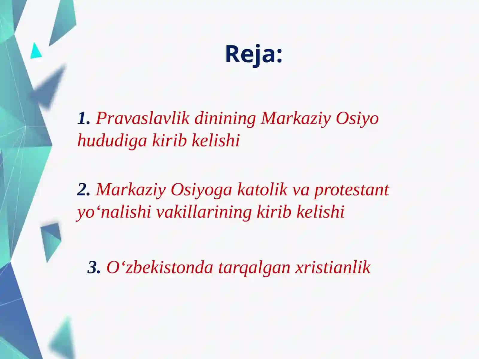Markaziy va Õrta Osiyoda provaslavlik dinining yoyilishi 2